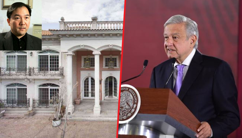 Revela AMLO que casa de Zhenli Ye Gon pertenecía a un político mexicano.