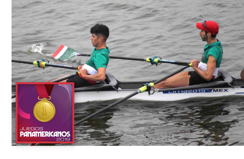 #Lima2019: Alan Armenta y Alexis López se llevan oro en doble par de remos cortos.y