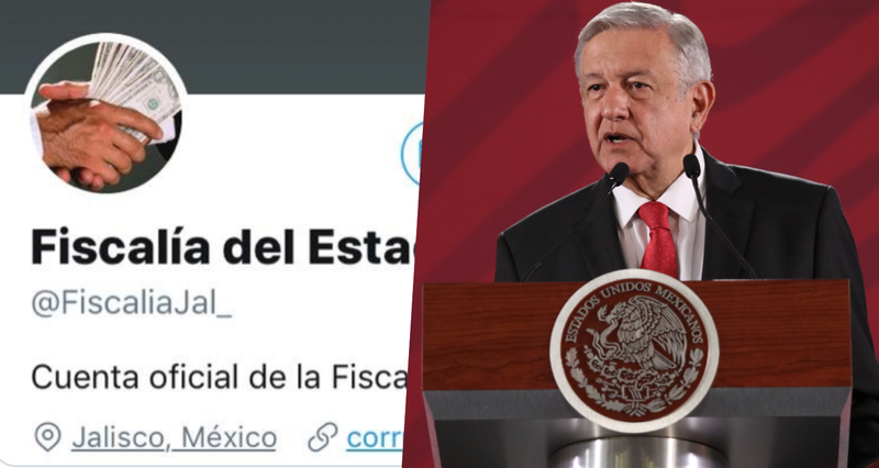  Hackean cuenta de twitter de Fiscalía Jalisco y amenazan de muerte a AMLO 