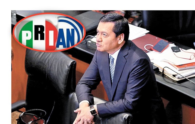 Osorio Chong no descarta alianza PRIAN para hacerle frente a Morena en el Senado.