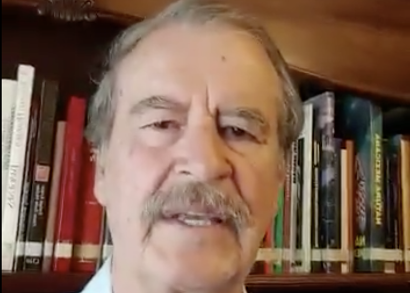 Vicente Fox enloquece y hace un llamado a mexicanos para no votar por la 4T en 2021. 