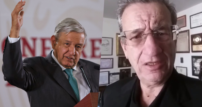 AMLO responde contundentemente al papá de Loret de Mola; 