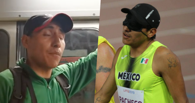 Atleta mexicano ciego que canta en el Metro de la CDMX gana Bronce en Parapanamericanos 2019y