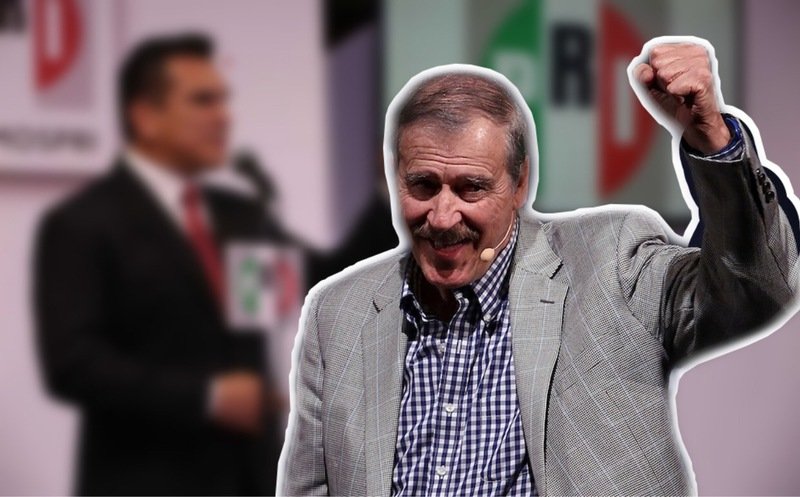 Vicente Fox cambia de bando y apoya abiertamente al PRI. y