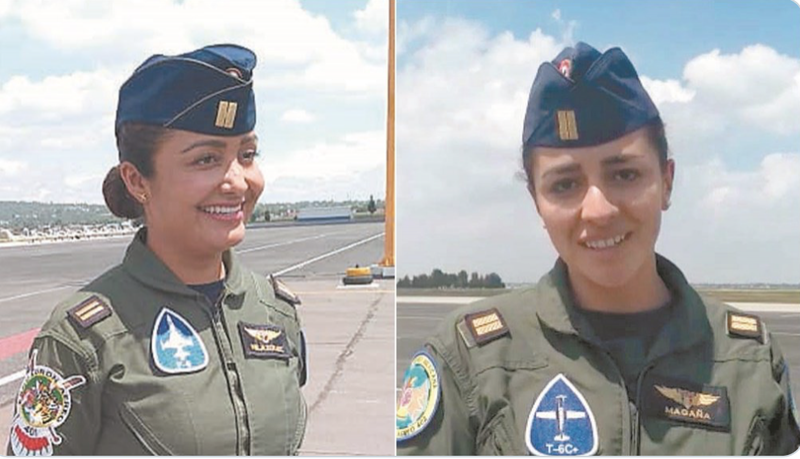 Por primera vez en la historia dos mujeres piloto volarán un avión F-5, durante desfile