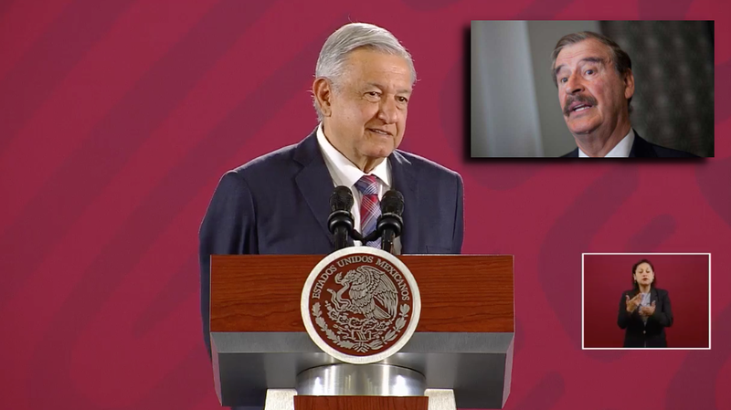 Sin comentarios, dice AMLO respecto a dichos de Fox de 