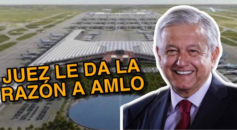 Juez le da la razón a AMLO y niega frenar la construcción de aeropuerto de Santa Lucía.
