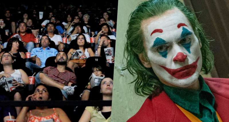 Jóvenes abandonan sala de cine porque película de Joker está 