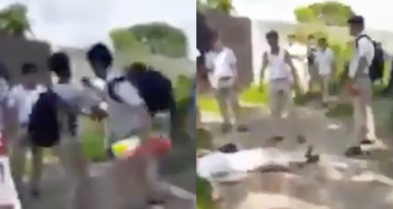 Joven de Prepa muere de un puñetazo en la cara en pelea escolar: (VIDEO FUERTE)