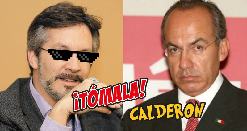 John Ackerman trollea magistralmente a Felipe Calderón, las redes lo ovacionan.  