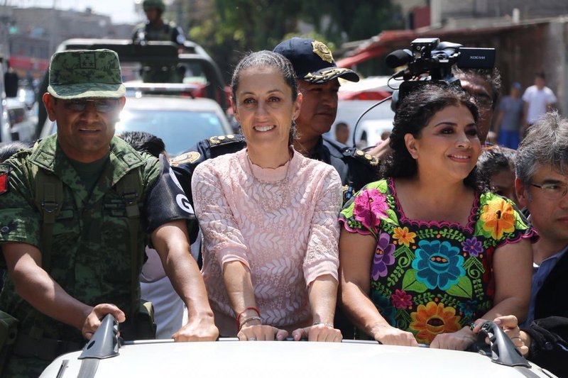 Aumenta la percepción de seguridad con la llegada de Sheinbaum a la capital. 