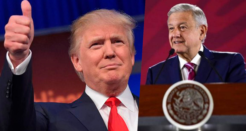 Tras hechos en Culiacán, AMLO recibe llamada de solidaridad por parte del Presidente Donald Trump.