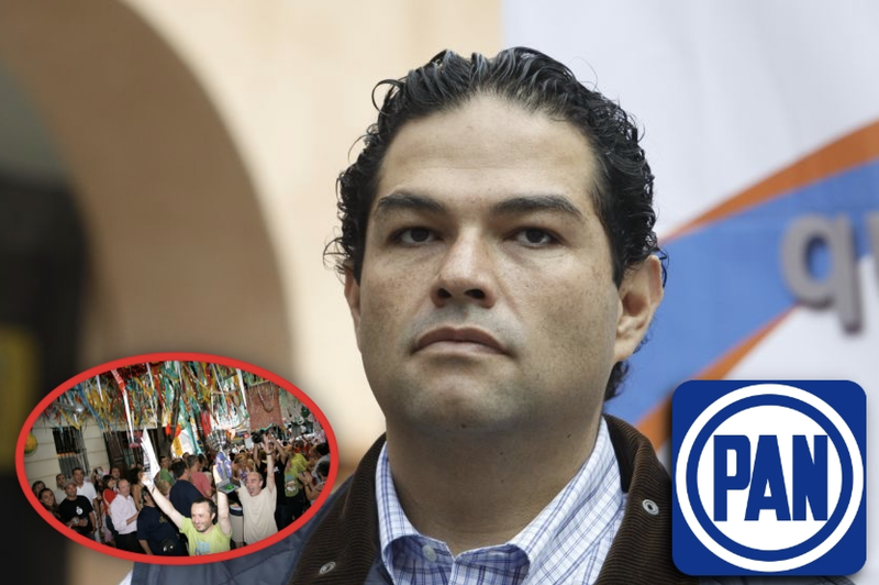 Exhiben a Alcalde panista que se manifestó en contra de AMLO por gastar más 9 MDP en fiestas. 