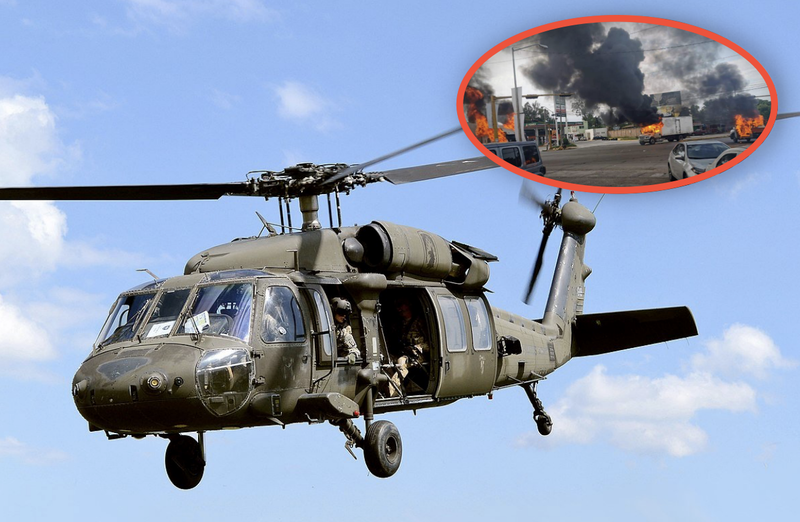 SEDENA decidió no usar ametralladoras de los Black Hawk en Culiacán para evitar daños colaterales