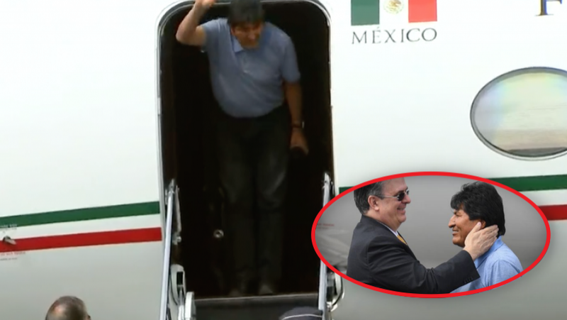 #ÚltimaHora: Evo Morales agradece a AMLO y a México por salvarle la vida. 
