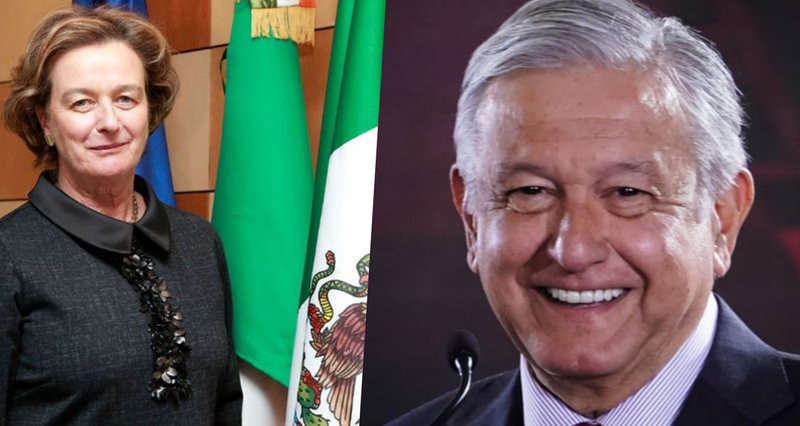 Embajadora de Irlanda reconoce liderazgo de AMLO en AL en temas de democracia. 