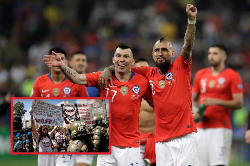Jugadores de Chile cancelan juego ante Perú en apoyo a su pueblo 