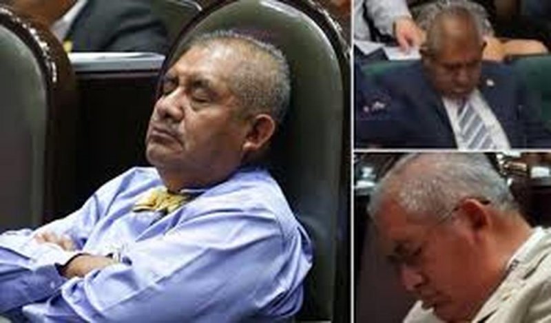 ¡El mal del puerco ataca de nuevo! Diputado de MORENA se queda dormido durante sesión de PEF.