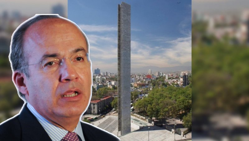 Presentan primera denuncia en contra de Calderón por irregularidades en monumento Estela de Luzy
