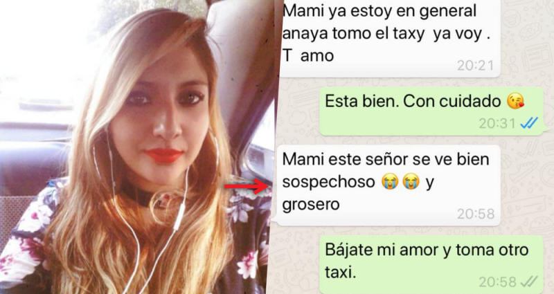 “Mami, este taxista se ve sospechoso y muy grosero”, buscan a Karen, tomó un taxi y desapareció