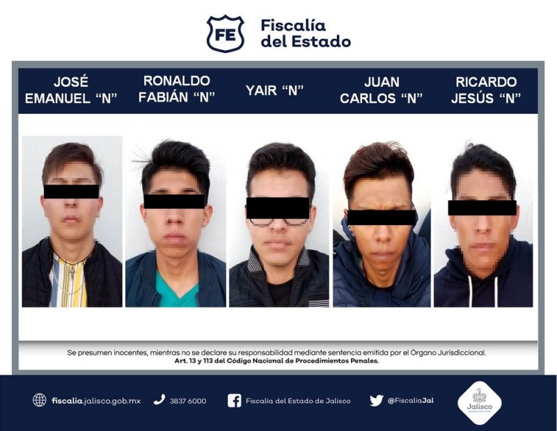 Detienen a 5 porkis en Jalisco, estaban en un motel con niñas de 13 y 14 años