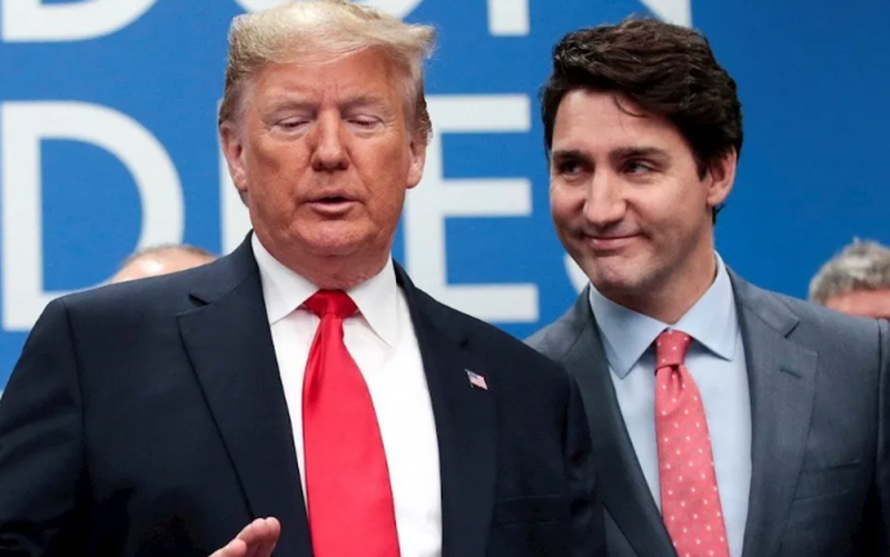 El primer ministro de Canadá, Justin Trudeau, admite que si estaba burlándose de Trump