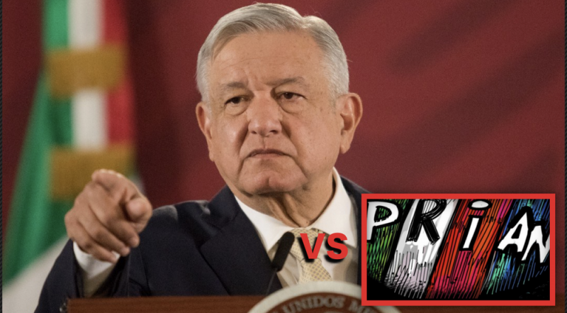 AMLO y el PRIAN en redesy