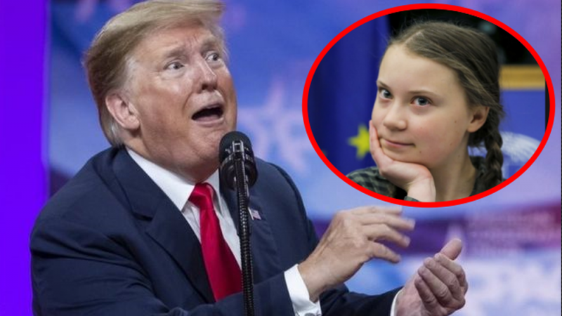 Donald Trump afirma que Greta Thunberg debe trabajar en su problema de manejo de ira
