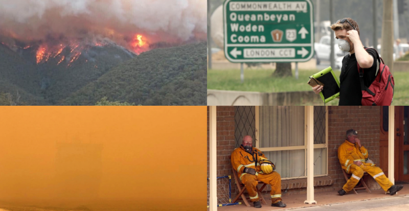 Autoridades de Australia ordenan evacuación de miles de personas a causa de incendios