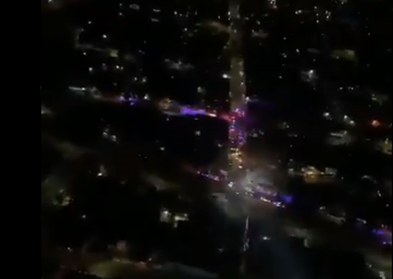 ¡Como de película! Helicóptero de la policía persigue a delincuentes en Ecatepec