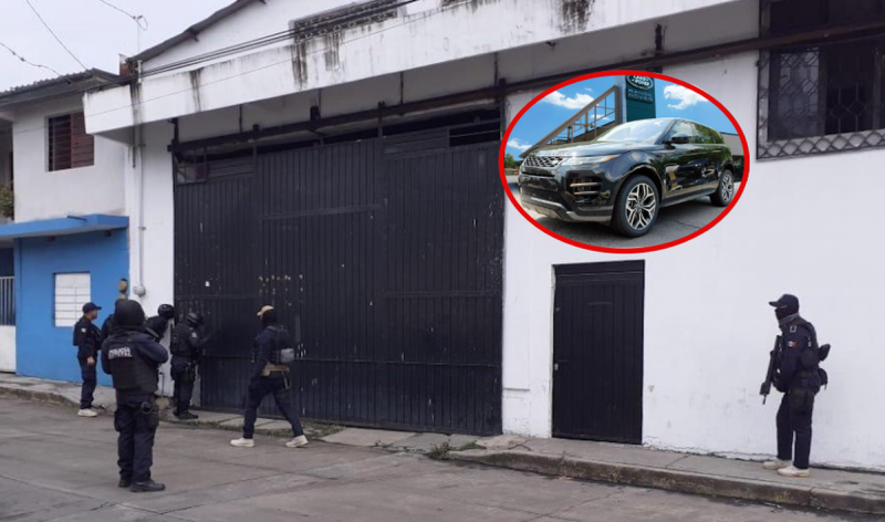 Encuentran en bodega las 16 Land Rover robadas en Veracruz