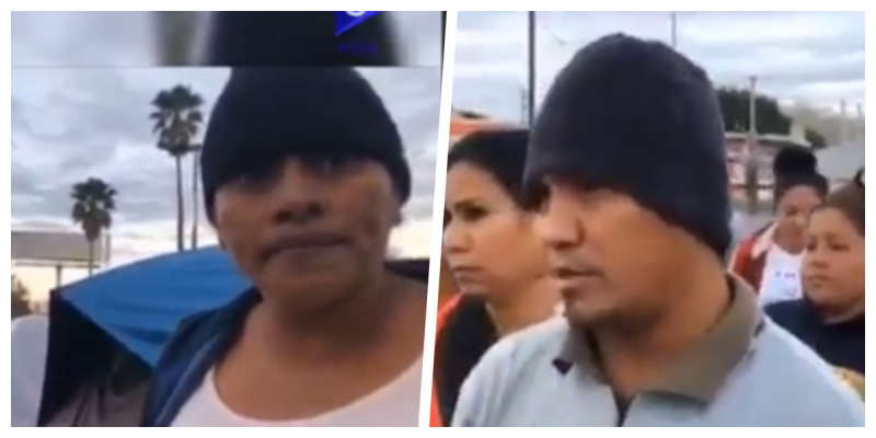 Mujer migrante se queja porque le dan frijolitos con huevo todos los días en alberguey