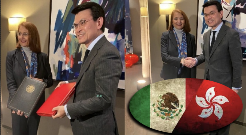 México y Hong Kong cierran filas y firman acuerdo para promover inversiones 