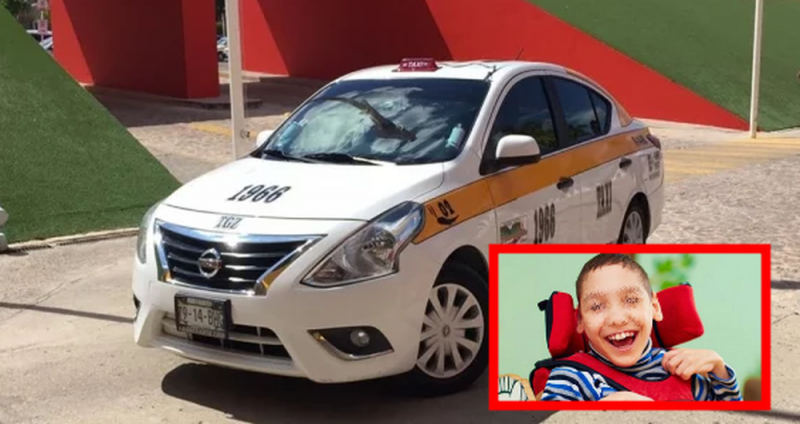 Taxistas de Chiapas dan servicio gratis a niños discapacitados y enfermos de cancer