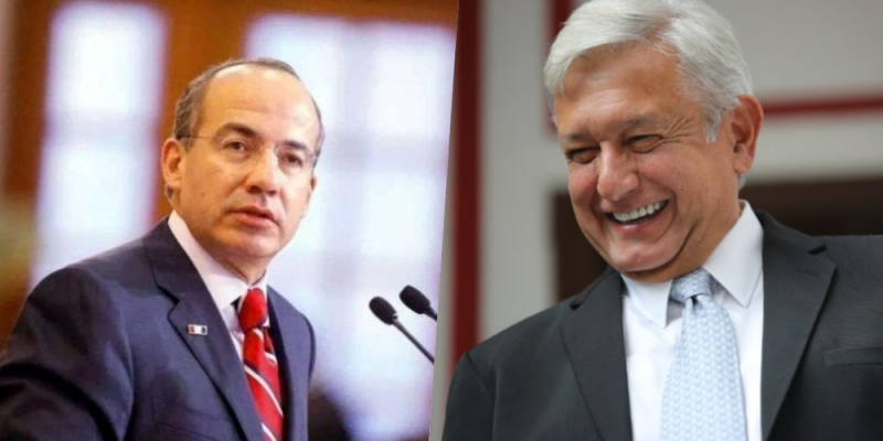 Calderón asegura que AMLO está temblando de miedo por México Librey