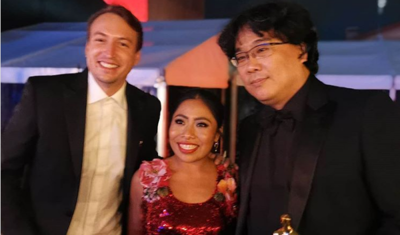 Yalitza Aparicio apareció más guapa que nunca en los Oscar 2020