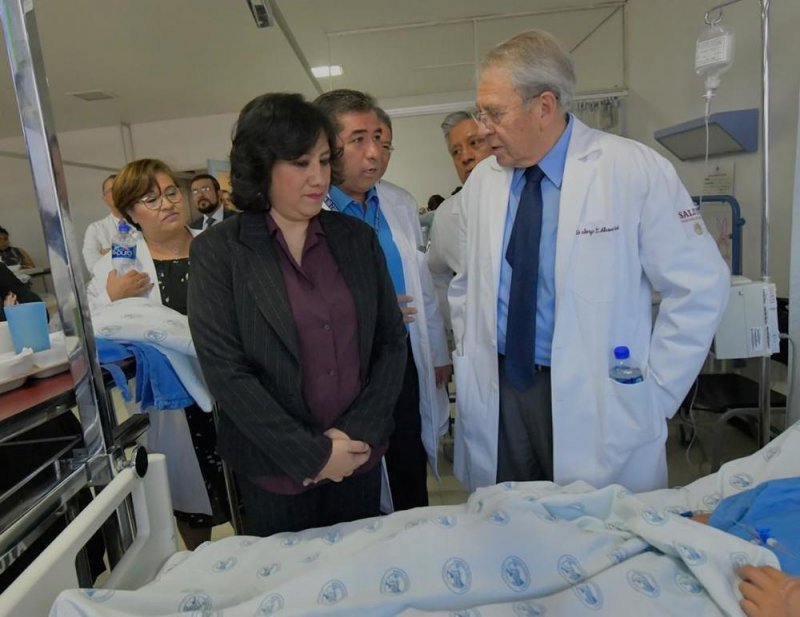 Secretario de Salud revisa las condiciones del Hospital Juárez de Méxicoy