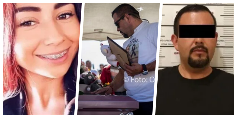 La acosó, la mató y fue a su funeral para despedirse con una playera con “ni una mujer más”