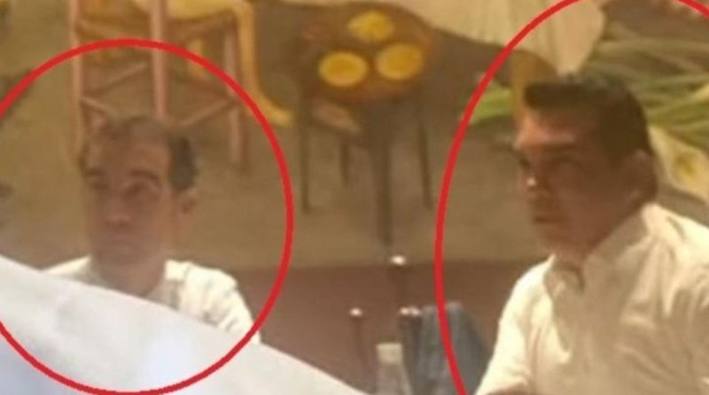 #ÚltimoMinuto Exhiben a Lorenzo Córdova cenando en privado con Alejandro Moreno del PRIy