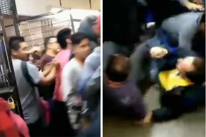 Estampida en Metro Pantitlán se viraliza por su paso arrollador pese a caídos