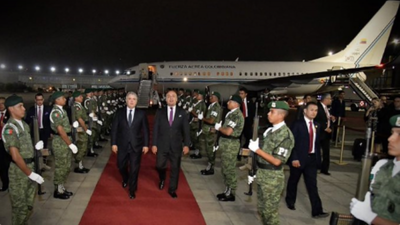 AMLO une fuerzas con Iván Duque, presidente de Colombia, para frenar “rutas del narco”.