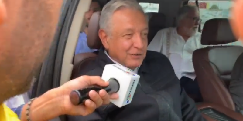 Reclaman con groserías a AMLO en Hermosillo 