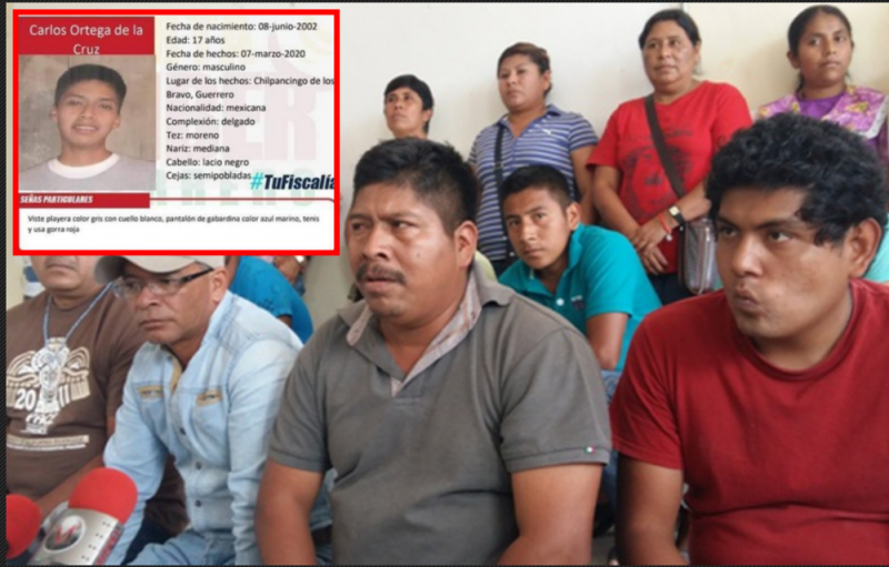 Ultimo minuto Fiscalia encuentra con vida a hijo de vocero de  los 43 de Ayotzinapa