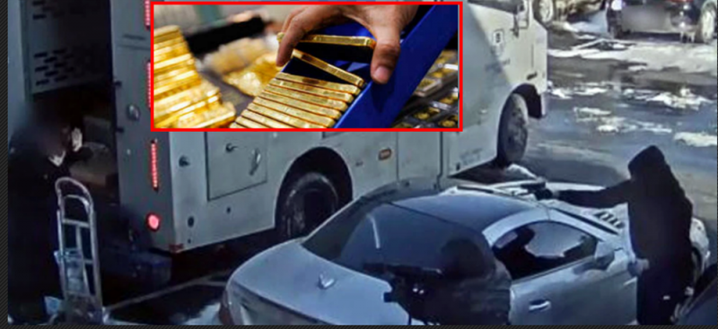 Asaltantes armados roban en Sonora dos camiones con barras de oro y plata 