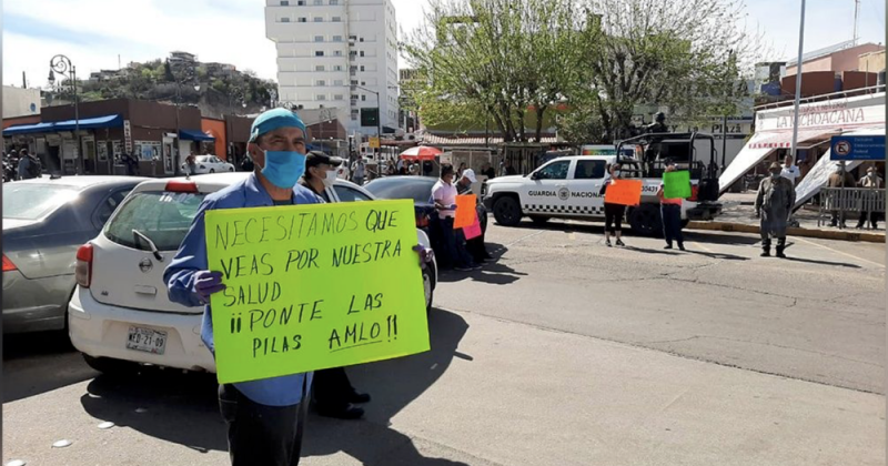 Ciudadanos en Nogales piden a AMLO cerrar frontera por el cruce de estadounidenses