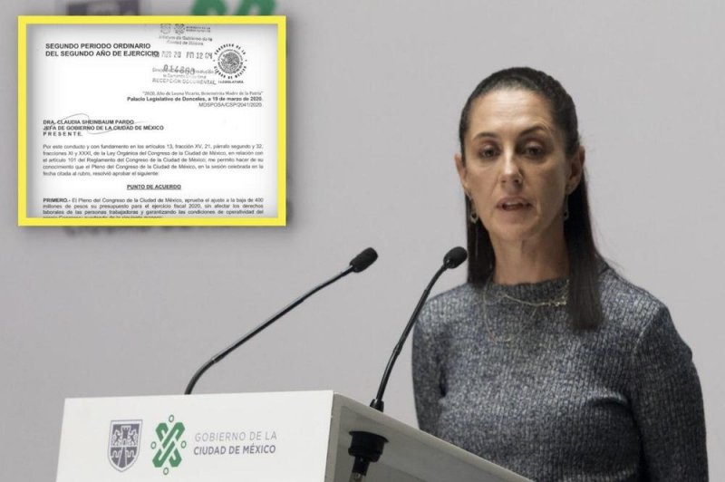 Sheinbaum agradece al Congreso de la CDMX la donación de 400 mdp para Coronavirus