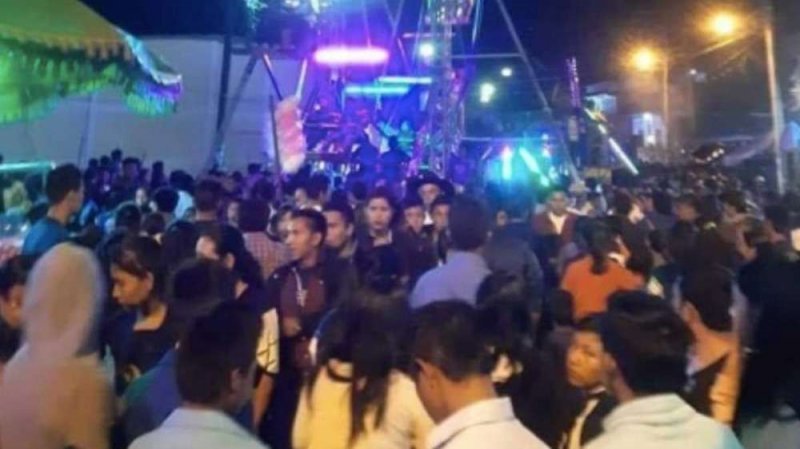 En plena Emergencia Sanitaria, poblado en Chiapas celebra fiestas y feria por Semana Santa