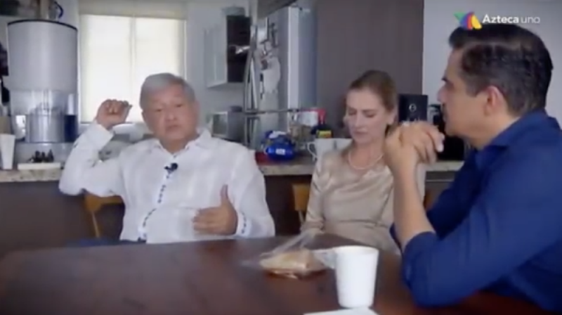 El día que AMLO pasó hasta la cocina de su casa a su 