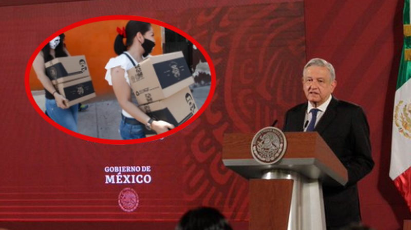 Que no piensen que REPARTIENDO despensas van a quedar PERDONADOS: AMLO a cárteles