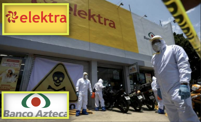 CLAUSURAN Elektra y Banco Azteca en Oaxaca por exponer a sus TRABAJADORES al Covid-19